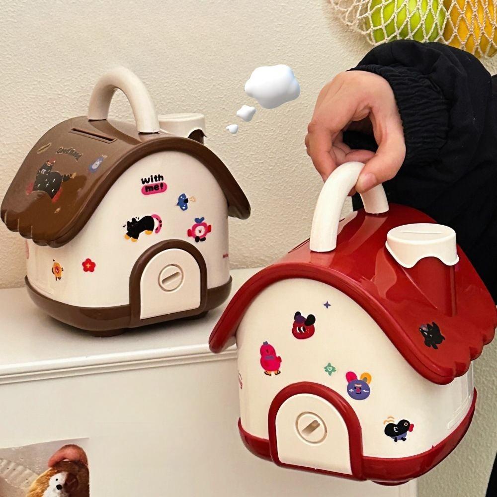 Large Piggy Bank Cute Cartoon Money Boxes Children Boy Girl Piggy Bank Adult Large Capacity High Value Send Stickers