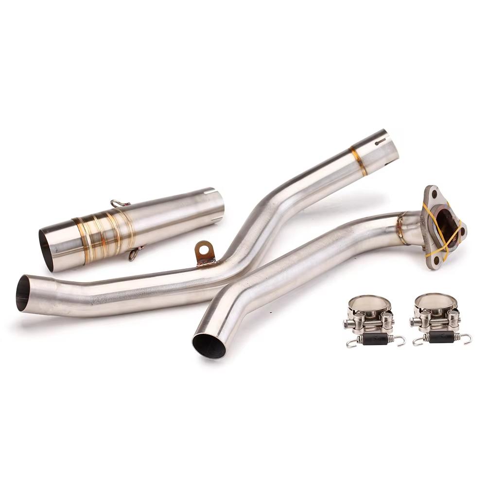 Motorcycle Exhaust Escape Pipe Front Middle Link Pipe Slip On For NC700X NC700S NC750X NC 750 DCT NC750S 2012 - 2020