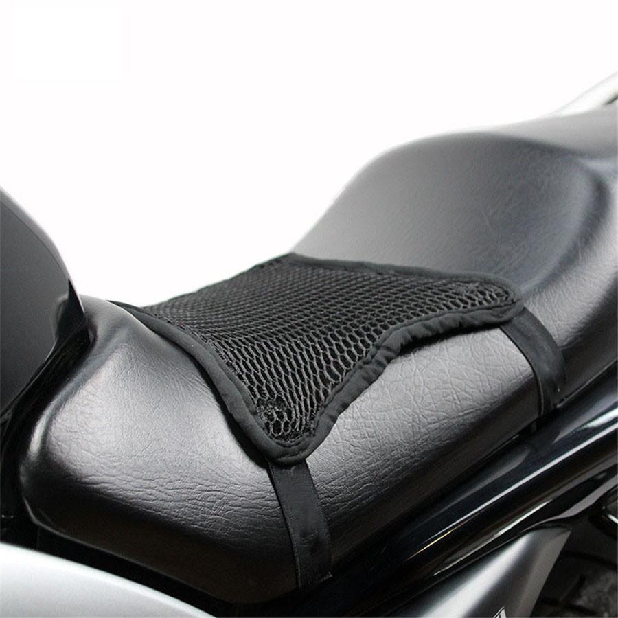 Waterproof 3D Mesh Motorcycle Seat Cover Sunscreen Prevent Cushion