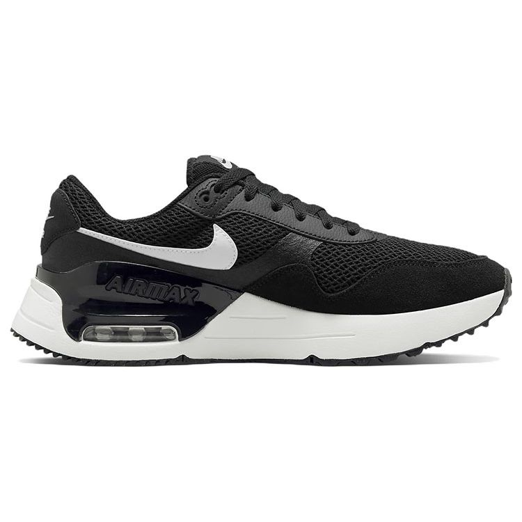 Nike Air Max SYSTM Black Wolf Grey Men Sneakers White DM9537-001