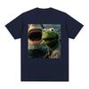 Dark Humor Frog Shark Graphic Funny Meme Tshirt Women Clothing Fashion Tshirts Cotton Casual Short Sleeve T Shirts Streetwear