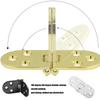 Strong 180 Degree Full Rotation Hinge Furniture Hardware Tool Easy Installation Cabinet Hinge set for Compact Space