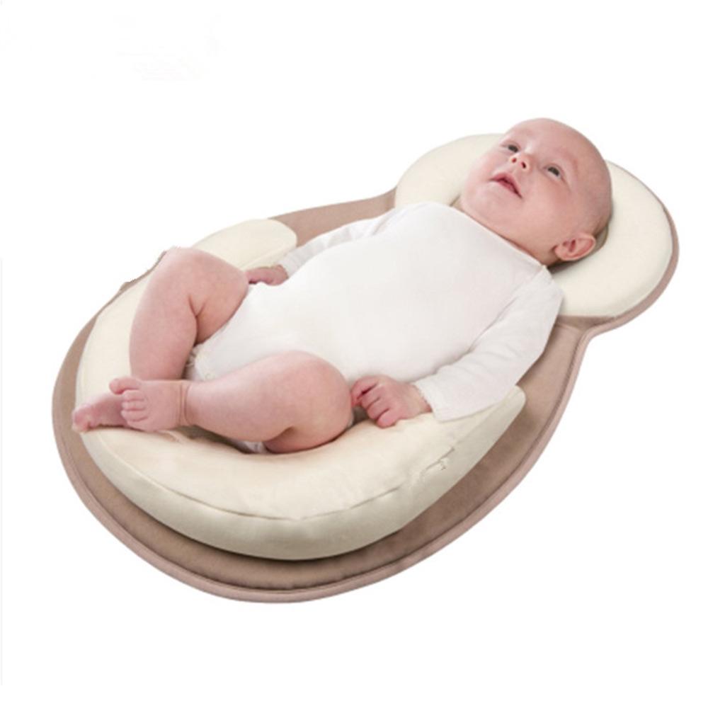 Sichere Schlafmatte für Neugeborene, Baumwollbett, tragbares Kinderbett, zusammenklappbar, Anti-Überschlag-Baby-Stubenwagen-Matte
