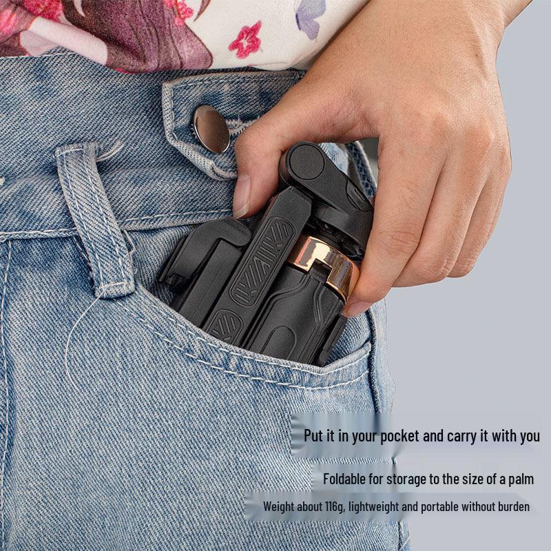 JC25 Bluetooth Selfiestick & Stativ för Mobiltelefoner - Bärbart Handhållet Livestreamstativ