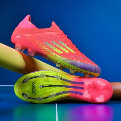 Putian Nahtlose Fly-Woven Fußballschuhe Herren Niedrig geschnitten Jugend Lange Nägel Und Gebrochene Nägel Trainings-Sportschuhe
