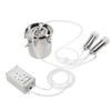 3L Goat Pulsation Vacuum Milking Machine Automatic Portable Cow Milking Machine Electric Milker with 2 Teat Cups