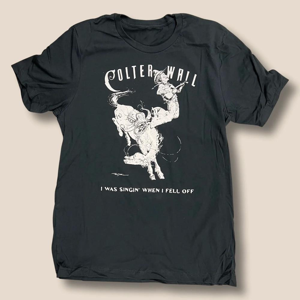 VTG Colter Wall Singing Cowboy Shirt Classic Black Unisex Unisex T-Shirt XXXXL