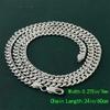 925 Sterling Silver 7mm Cuban Chain Necklace Noble Charms for Women Men Lady Concave Sideways Design Wedding Jewelry