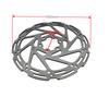 160mm 6 Hole Brake Disc For OUXI V20 Electric Bicycle Disc Brake Brake Disc Replace Parts