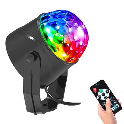 Fernbedienung LED Kleine Magische Kugel USB Kristalllicht Bunt Rotierende Bühne Laserlichter