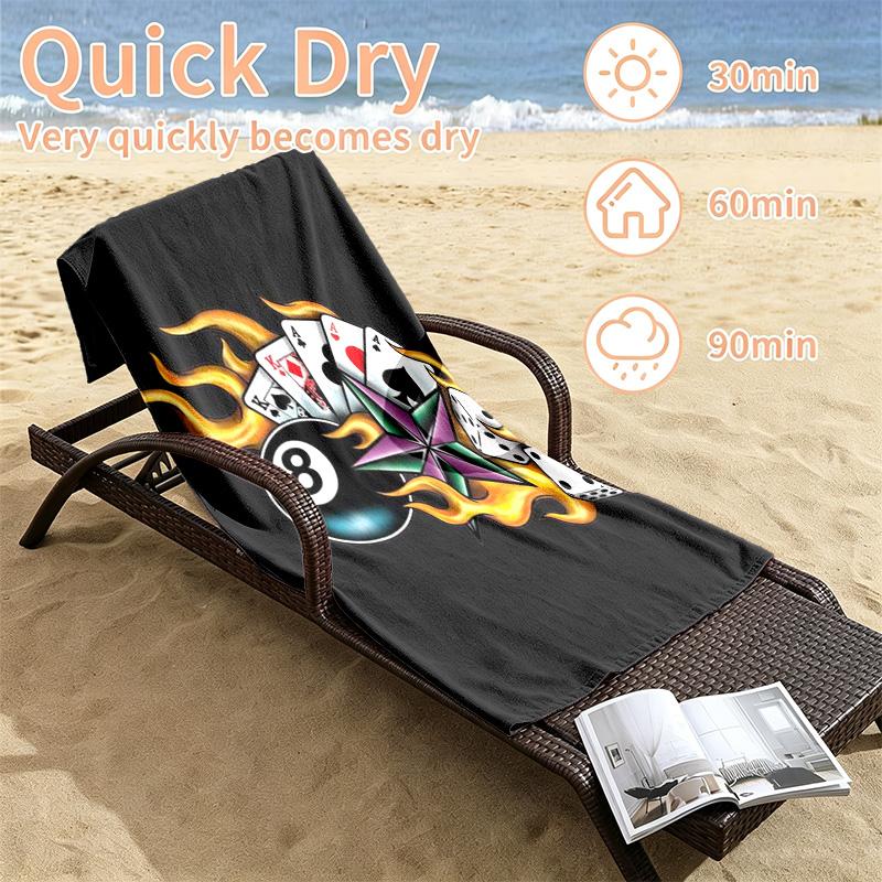 8ball Beach towels also serve as bath towels summer essential a musthave for the outdoors the beach and the pool