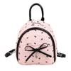 Schoolbag children's backpack bag women's 1011 new Korean niche design super fire fashion pleated bow small backpack
