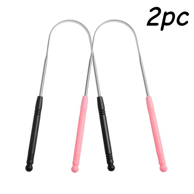 Stainless Steel Tongue Scraper Oral Cleaner For Bad Breath Removal And Oral Hygiene Care Essential Dental Tool