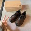 Versatile British Style Thick Heel Lace-up Cool Beauty Love Small Leather Shoes 2025 Autumn New Platform College Style Single Shoes