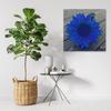 Canvas Print Blue Sunflower