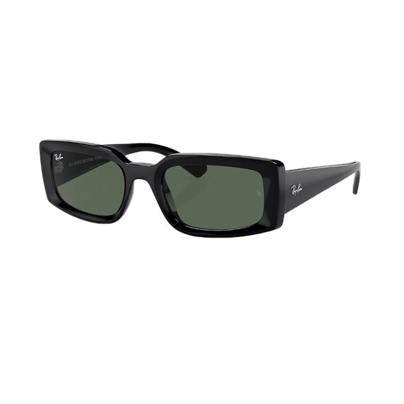 RayBan Side Logo Letter Decoration Plate Frame Irregular Shape Sunglasses Unisex