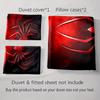 Red spider emblem Bedding Duvet cover sets Duvet covers Pillowcases gifts (1 * Duvet Cover 2 * Pillowcases, without duvet insert)