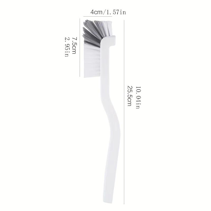 1/5pcs Cleaning Brush Set for Kitchen Appliances - Medium Firmness, Plastic Material, Long Handle, Bathroom Tiles, and Corners