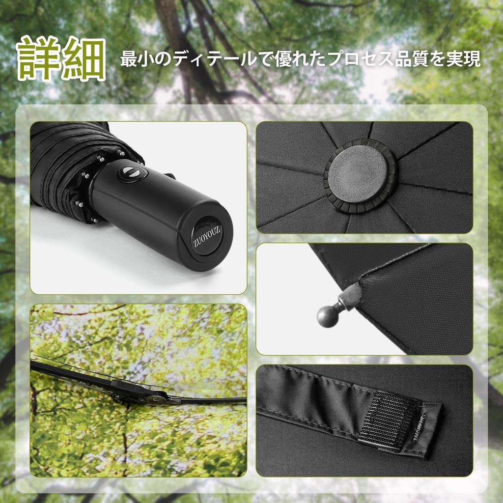 Sunshade Folding Umbrella with Automatic Compact Travel Umbrella for Premium Folding Umbrella for Sun and Cute One-Touch Open/Close, Rain, Windproof,