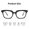Korean Style Retro Black Acetate Prescription Eyeglass Frames