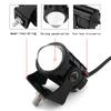 1pc Motorcycle LED Spotlight Headlight Spot Fog Dual Colour LED Lens Hi/Low Beam Driving Lights Auxiliary Light Motorcycle Parts