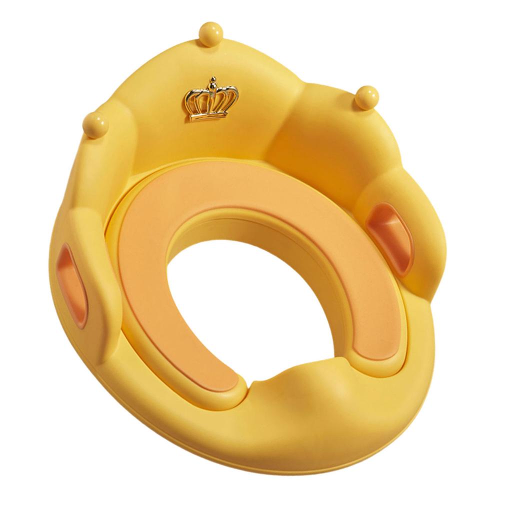 Baby Potty Training Toilet Seat with Soft Cushion Handles Splash Guard Toilet Seat Potty Seat for Children Boy and Girl