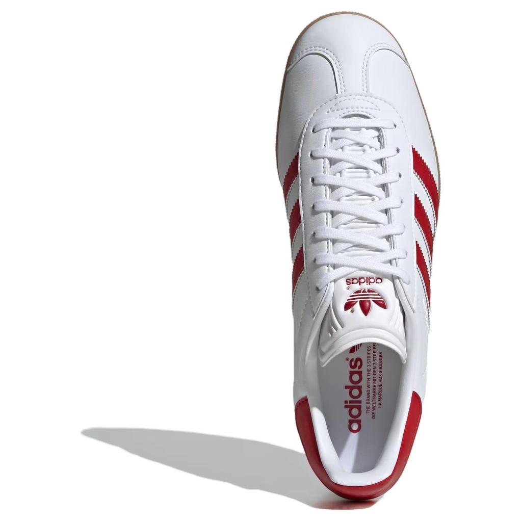 Adidas Gazelle Leather 'White Red Gum' IH0377