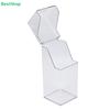 Flip-top Acrylic Pen Holder - Transparent Square Desktop Small Item Organizer, Mirror Cabinet Makeup Brush Storage Box