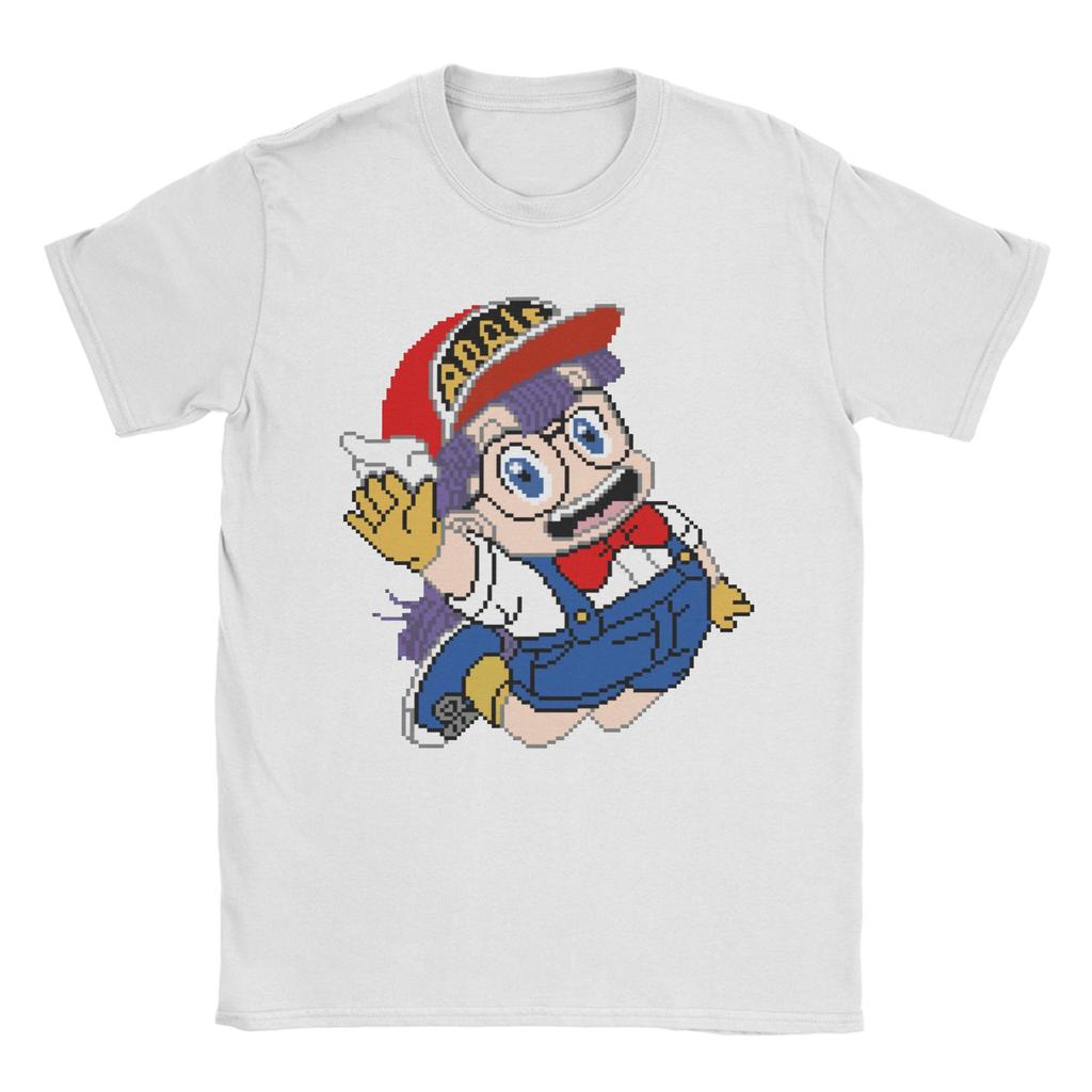 Camisetas Divertidas de Arale Dr. Slump Anime para Hombre y Mujer 100% Algodón Camiseta de Humor Cuello Redondo Mangas Cortas Ropa Nueva Llegada