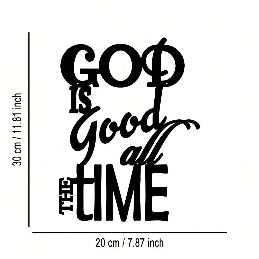 Metal Wall Plaque Vintage Iron Art with Inspirational Blessing Message Faith Home Office Decor Gift разноцветный