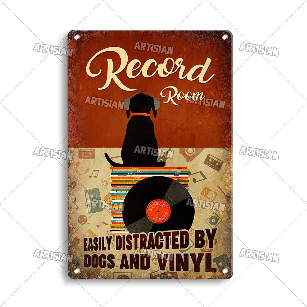 Artisian Music Metallschild Vinyl Blechposter Instrument Dekorative Platte Wanddeko Garage Bar Pub Club Hotel Café Küche Zuhause