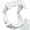 A03F-Costume d'Halloween Habillage d'Entreprise, Dents Blanches Crocs Décoration, Jeu de Rôle Amusant(Paquet de 100)