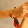 Hand Ring Handkerchief Bracelets Lace Up Bohemian Bangles Retro Scarf Opening Bangles  Travel