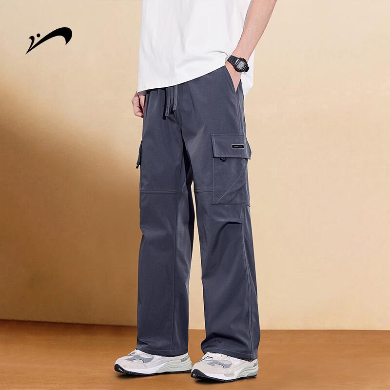 Men's American Outdoor Loose Straight Cargo Pants