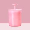 Facial cleanser, portable, manual face wash bottle, foamer, foam cleansing, foaming cup