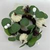 Christmas Cabinet Wreath Pine Needles Berries Pine Cones Decor Kitchen Shelves Indoor Outdoor Garland