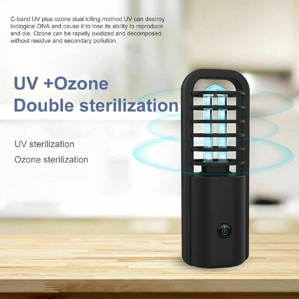 30 Pcs 360 Degrees Light LED NEW 3W Portable USB Rechargeable UV Sterilizer UVC Sanitizer Ozone Ultraviolet Germicidal Lamp