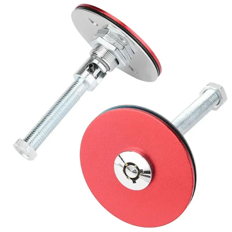 1 Paar abschließbares Haubenstift-Kit, Aluminium-Schnellverschluss-Riegel im Carbonfaser-Stil, Universalsperre für Rennwagen-Motorhaube mit Schlüsseln