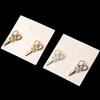 Unique Scissors Shape Design Punk Female Girls Ear Stud Earring Jewelry Gift