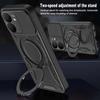 For Oppo A5x 5G Magnetic Case Shockproof TPU + PC Phone Back Cover with Kickstand