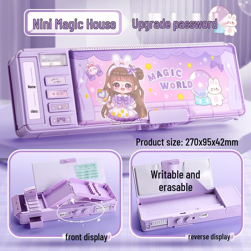 

Двухслойный пенал большой вместимости с кодовым замком для студентов