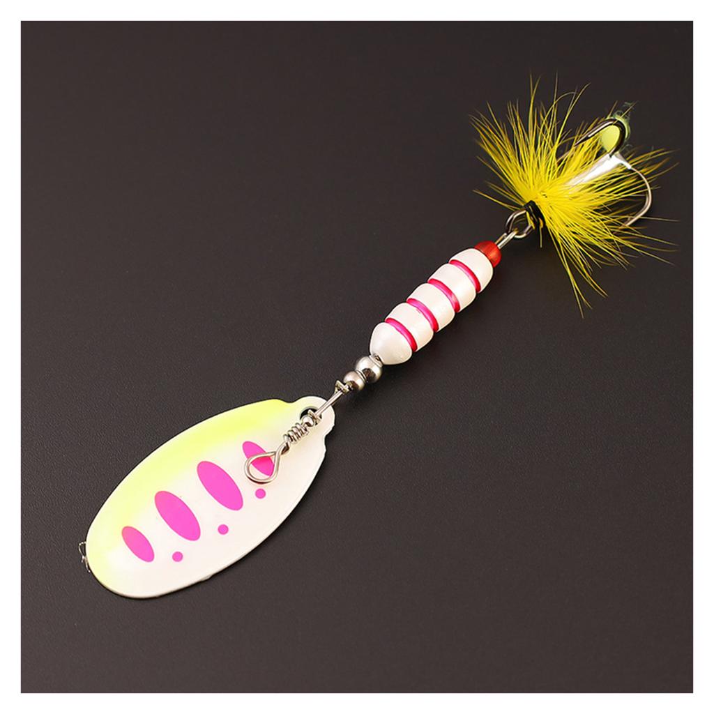 1/5pcs Spinner Spoon Metal Bait Fishing Lure Composite Sequin Long-Range Fishing Bait Multipurpose Artificial Fishing Bait
