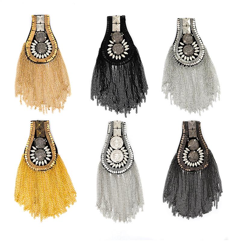 Tassel Epaulet Pendant Chain for DIY Fashion Accessories