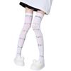 Opaque Over the Knee Stockings Thigh High Stockings Printed Thigh Highs for Womens Girls Long Stockings Gifts