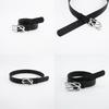 New Style Women's Denim Belt Decorative Belt With Smooth Alloy Buckle Trendy Fashion Belt