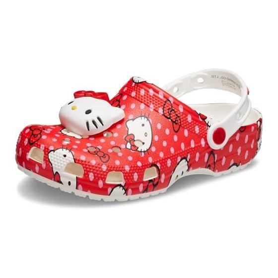 [Crocs] Kids  Hello Kitty Red Classic Clog Crocs Kids  Hello Kitty Red Classic Clog