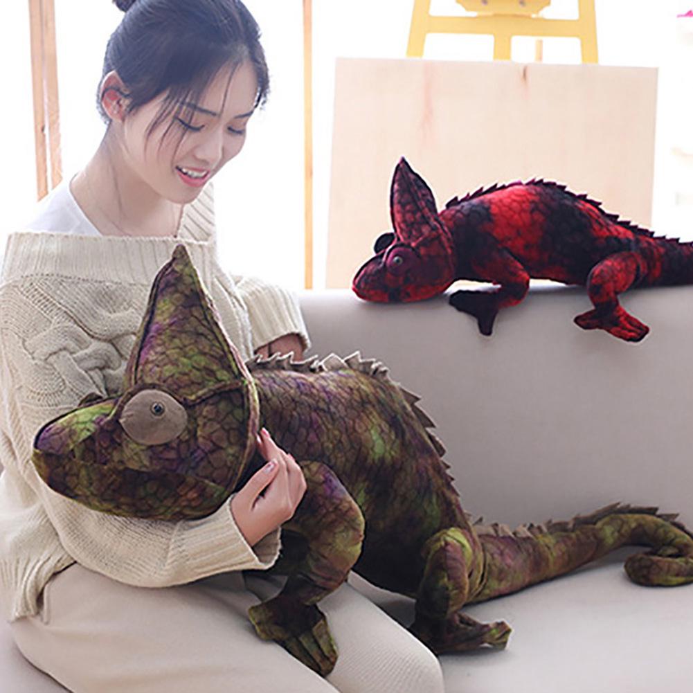 Decoración Muñeca Peluche Camaleón Modelo Juguete Animal Habitación Regalo