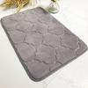 Coral Velvet Bathroom Floor Mat Anti Slip Foot Pads Household Door Mat  for Tub Floor