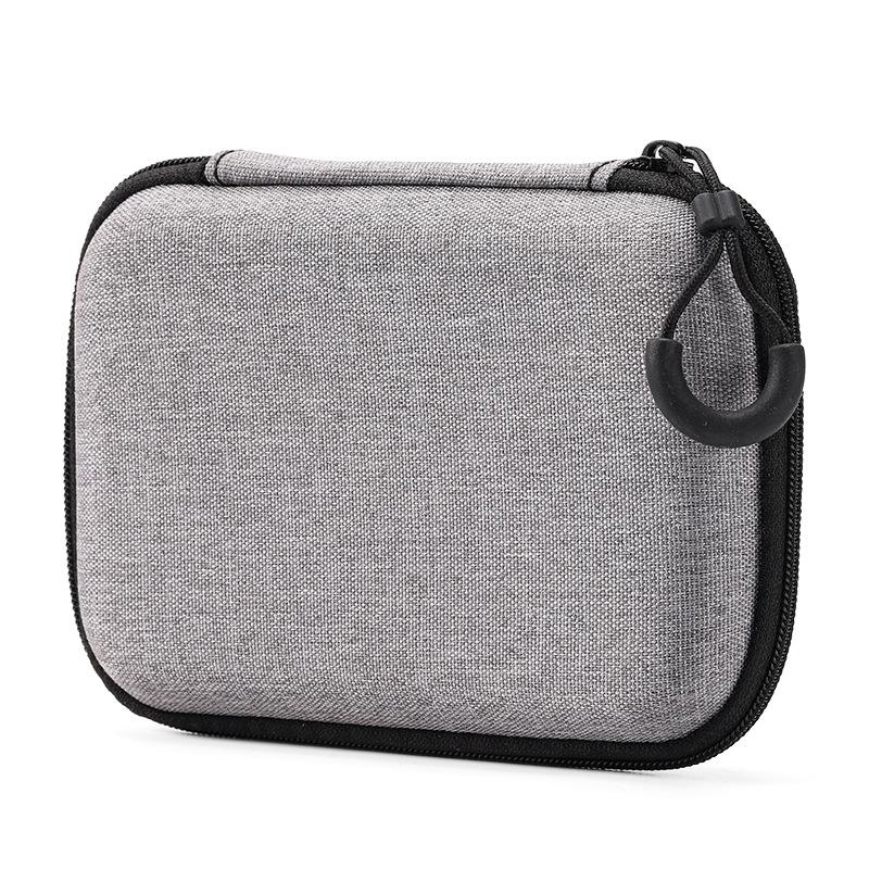 EVA Zipper Earphone Case: Bluetooth Earphone Storage Bag with Cable Organizer