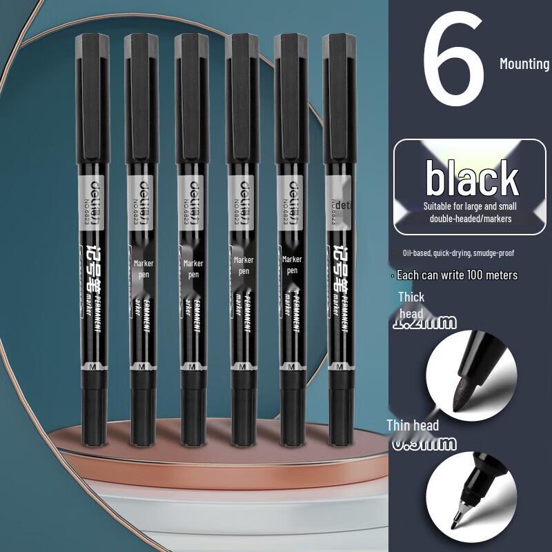 Deli Double-Ended Marker Pen